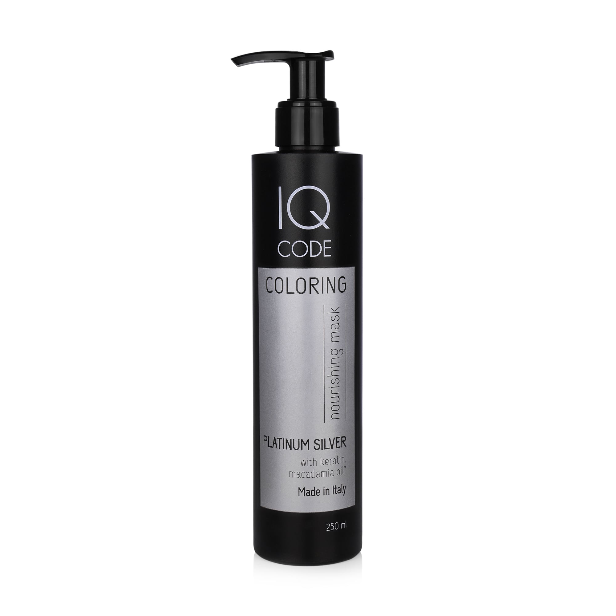 Тонувальна маска для волосся IQ code Color Mask Платиновий блонд (Platinum Silver), 250 мл